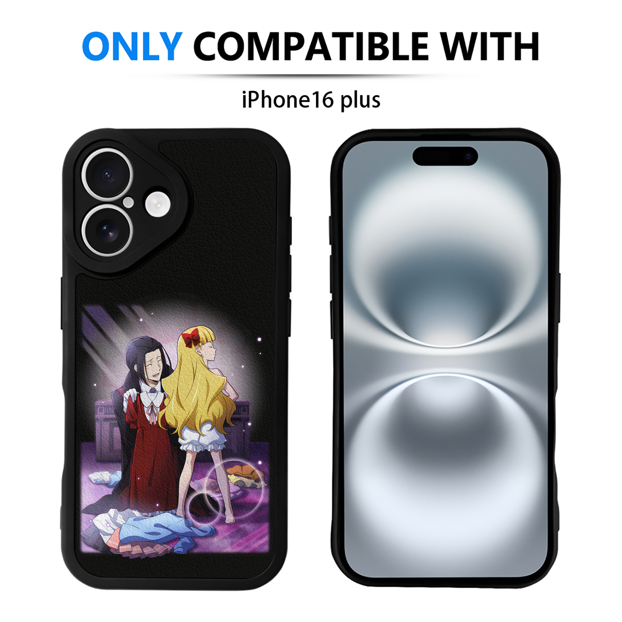 （画像用） 文豪ストレイドッグス Bungo Stray Dogs 【iPhone 16シリーズ対応】シリコンスマホケース（レザー調） 材質：シリコン